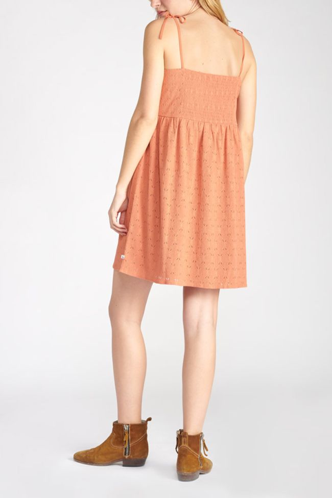 Robe Crispo ambre orangé
