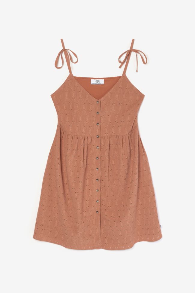 Robe Crispo ambre orangé