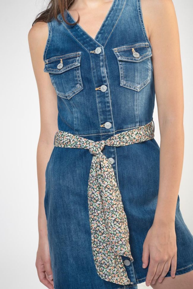 Robe Dedza en jeans bleu