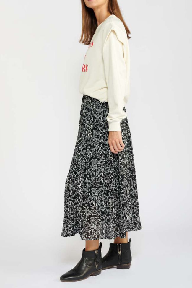 Jupe longue Ella à motif fleuri