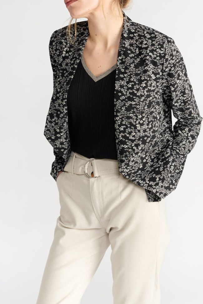 Veste blazer Ivy à motif fleuri