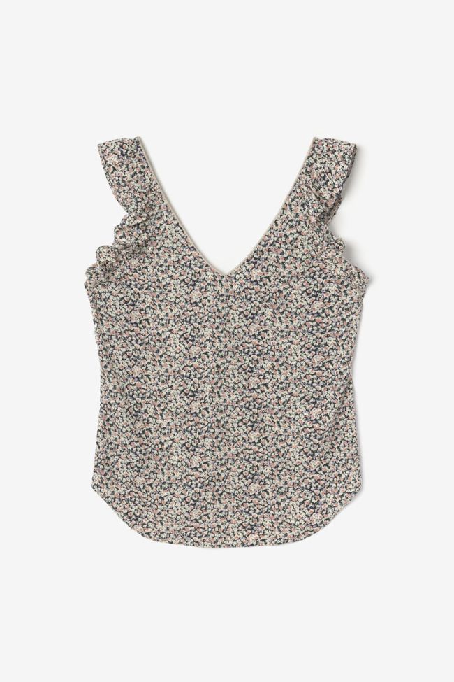 Top Joshua à motif fleuri
