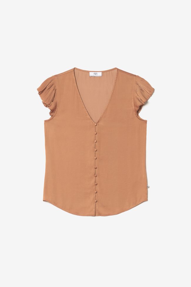 Top Juana ambre orangé