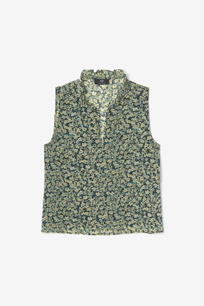 Top Kech à motif fleuri