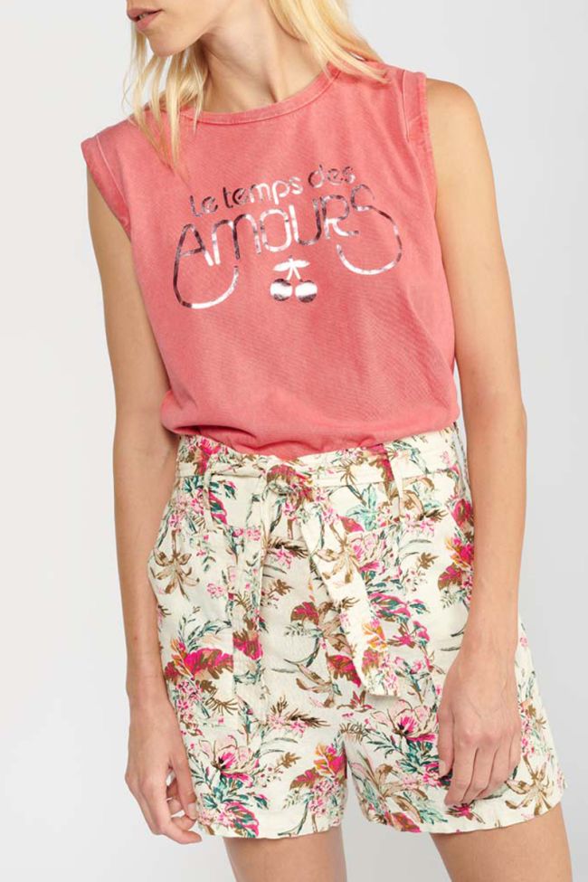 Top Laurie rose terracotta