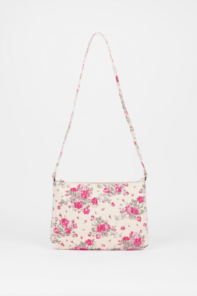 Sac à bandoulière Lauri à motif fleuri rose