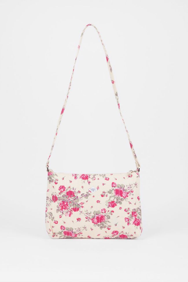 Sac à bandoulière Lauri à motif fleuri rose