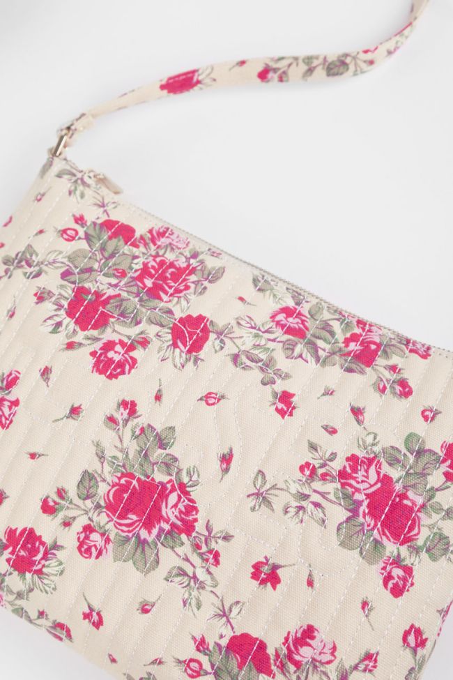 Sac à bandoulière Lauri à motif fleuri rose