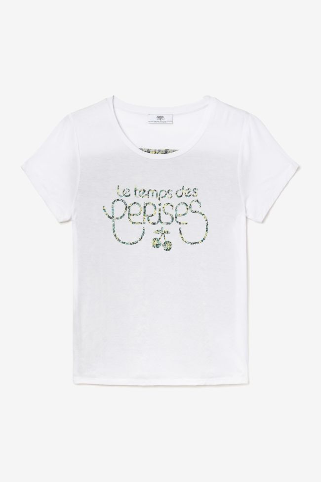 T-shirt Lilia imprimé jaune-vert