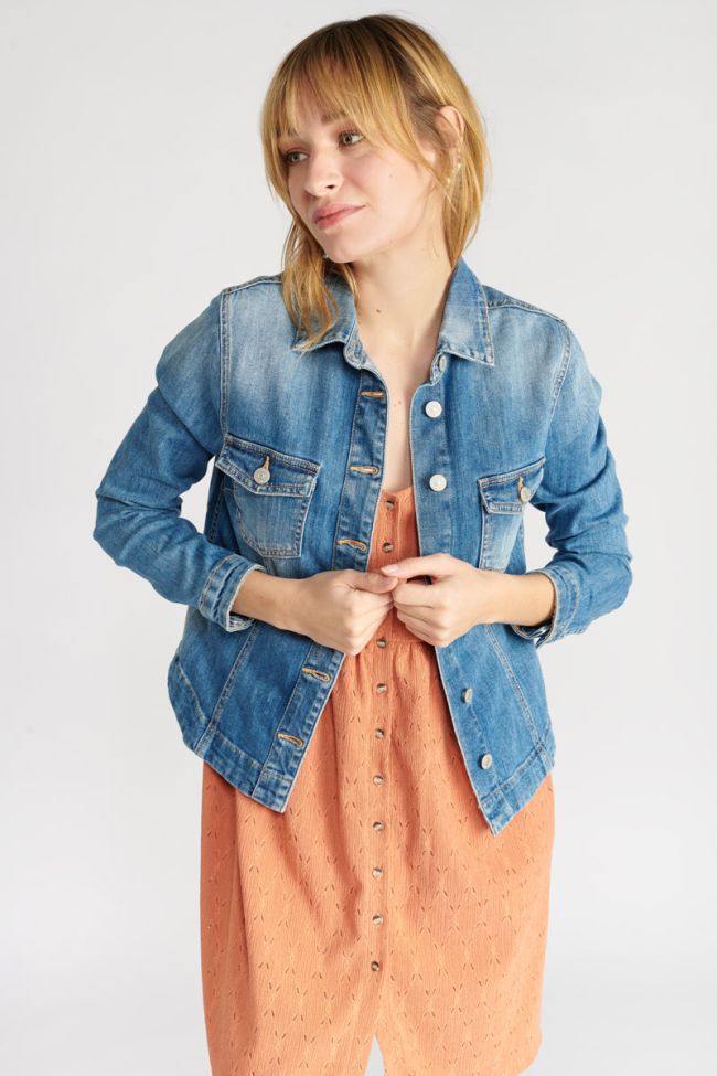 Veste en jeans Lilly bleu