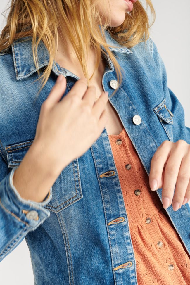 Veste en jeans Lilly bleu