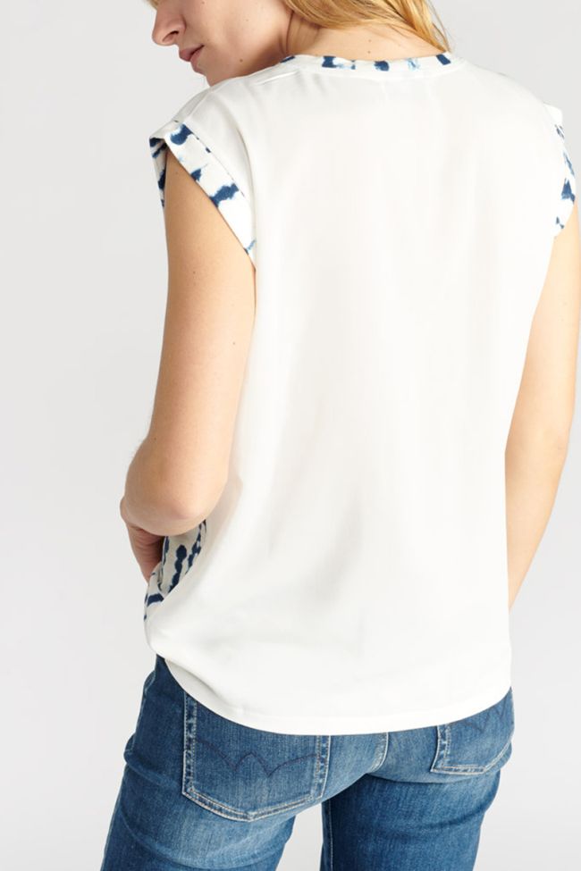 Top Mar tie and dye bleu