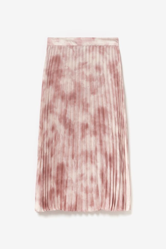 Jupe longue Samanta tie and dye rose