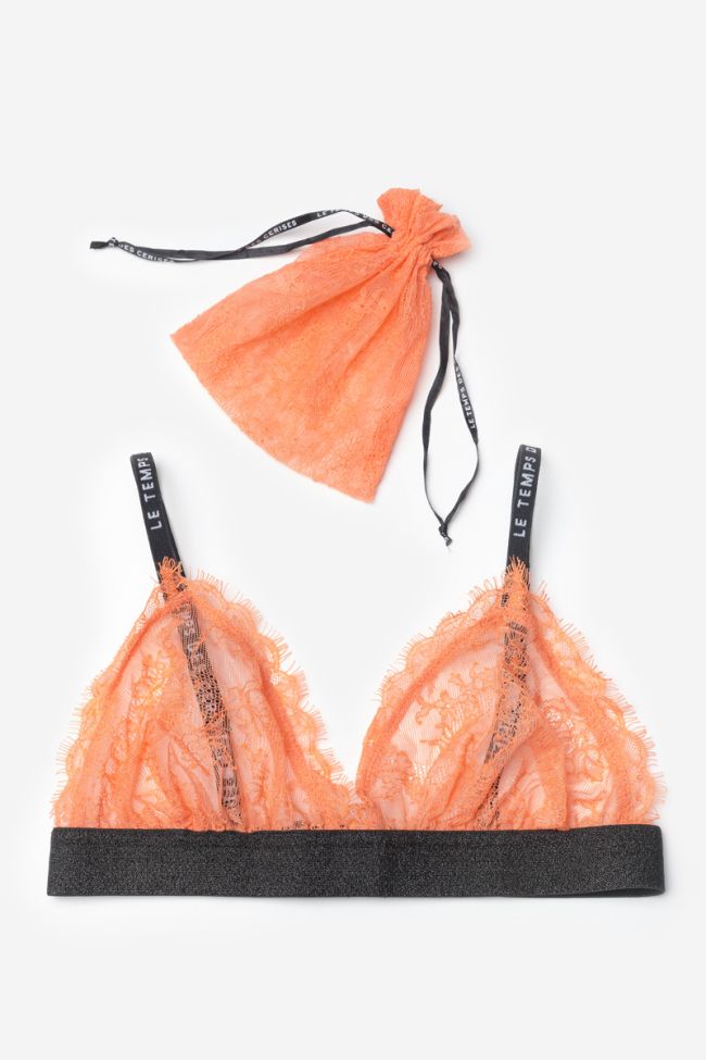 Soutien-gorge triangle Secret corail