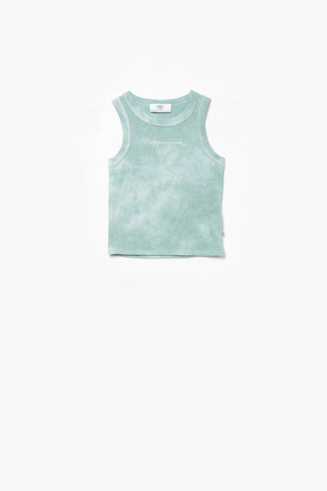 Top court Callgi tie and dye vert d'eau
