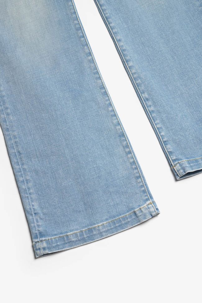 Jeans pulp flare taille haute bleu N°5