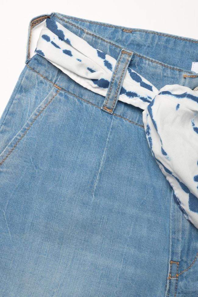Short Loona en jeans bleu clair