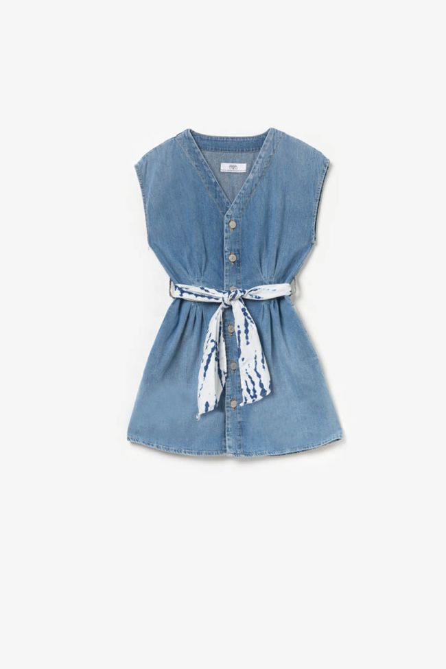 Robe Moody en jeans bleu clair