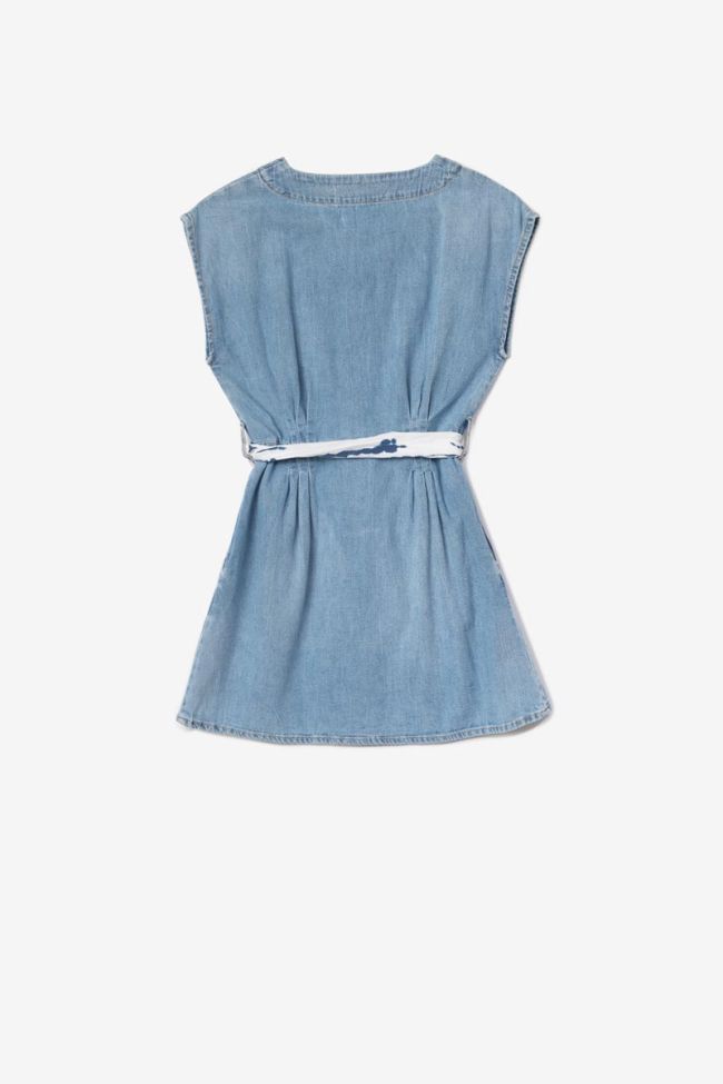 Robe Moody en jeans bleu clair