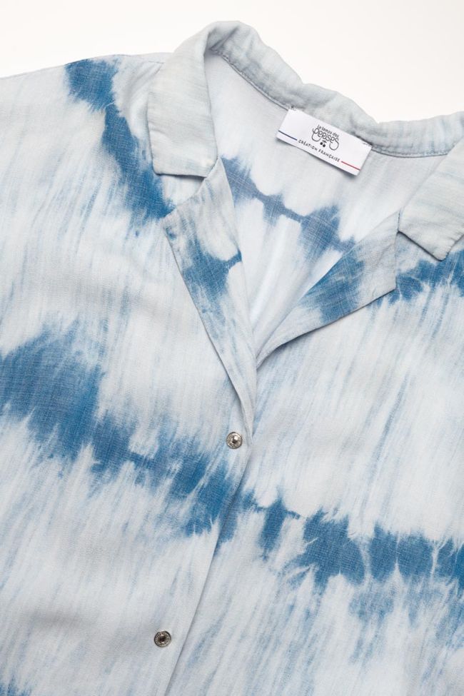 Robe Nikosgi tie and dye bleu