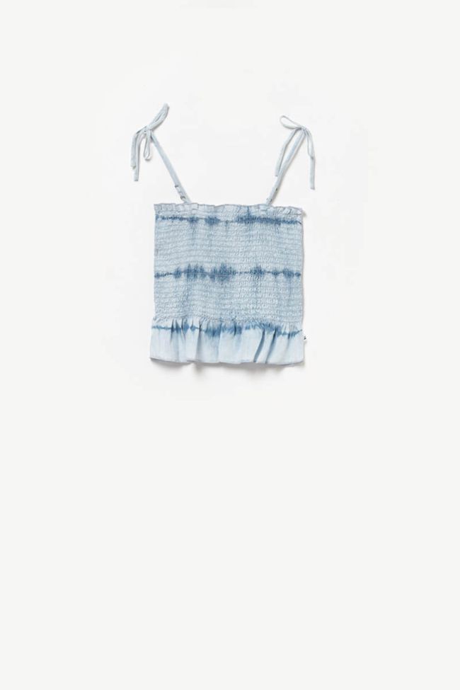 Top Papasgi tie and dye bleu