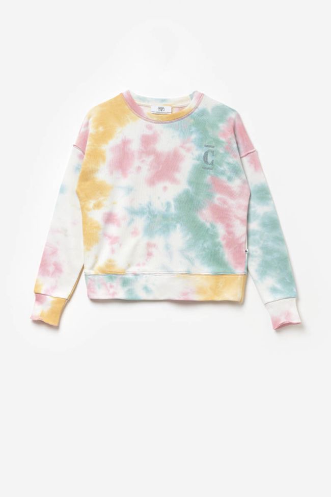 Sweat Playagi tie and dye multicolore