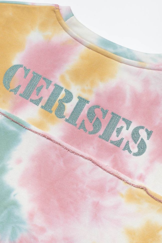 Sweat Playagi tie and dye multicolore