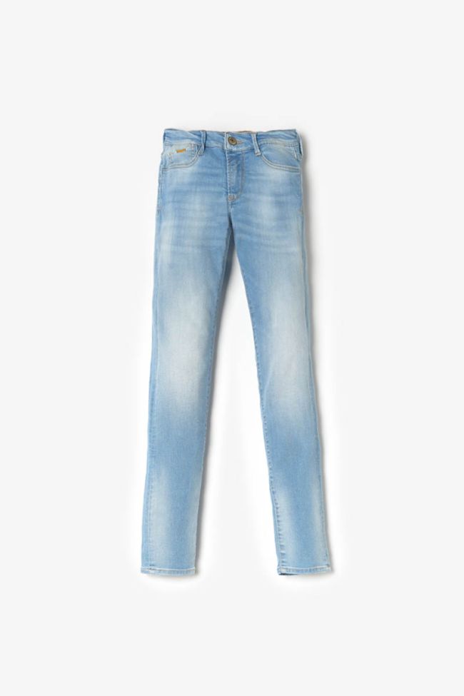 Jeans power skinny taille haute bleu N°5