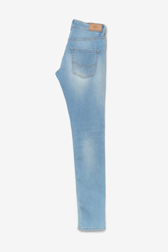 Jeans power skinny taille haute bleu N°5