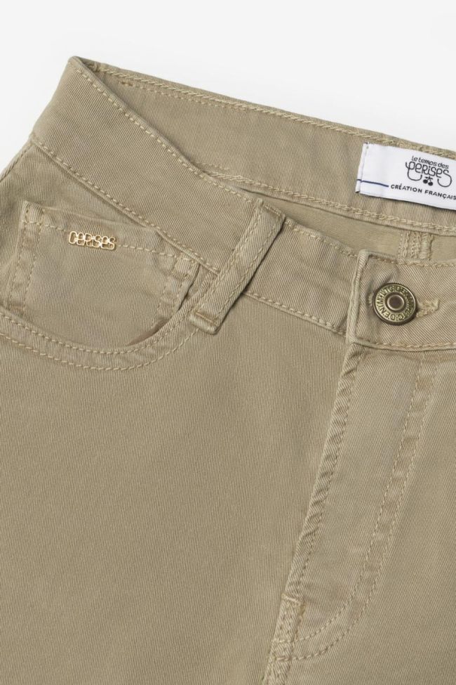 Pulp regular taille haute jeans beige sable