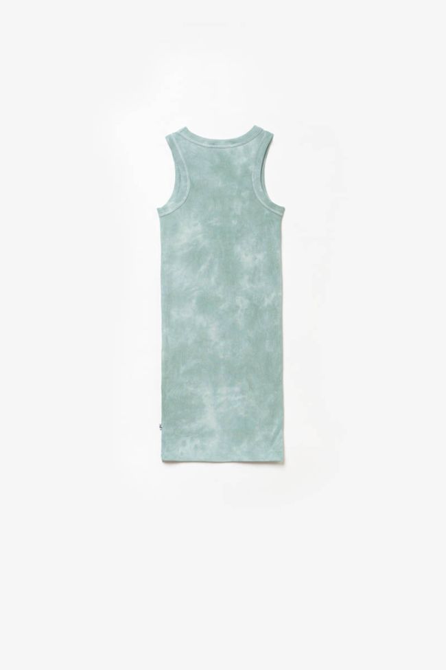 Robe Vivigi tie and dye vert d'eau
