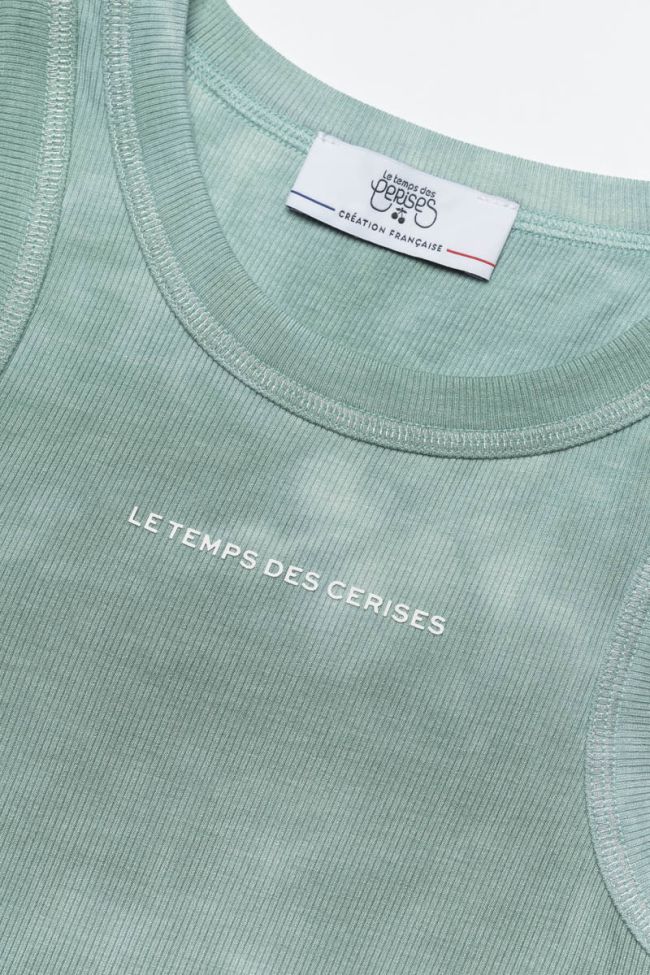 Robe Vivigi tie and dye vert d'eau