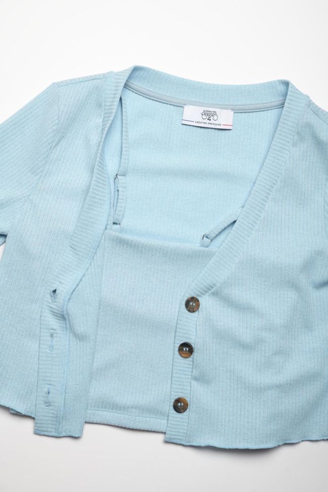 Twin set Zebragi bleu