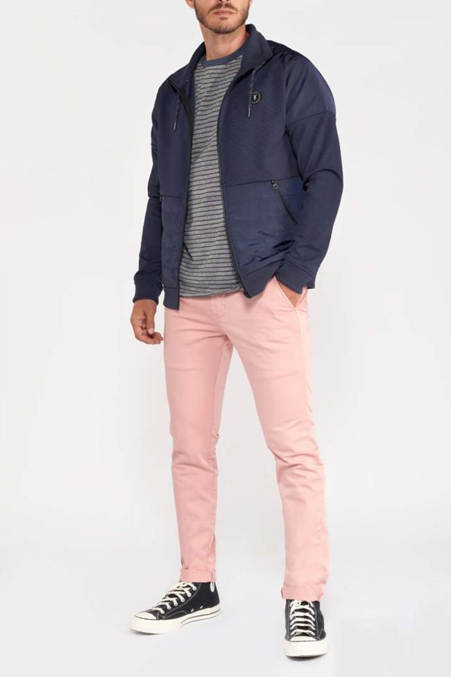 Sweat zippé Basel bleu marine 