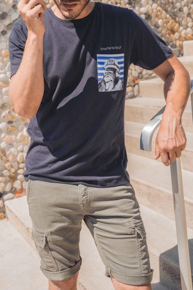 T-shirt Foster bleu marine