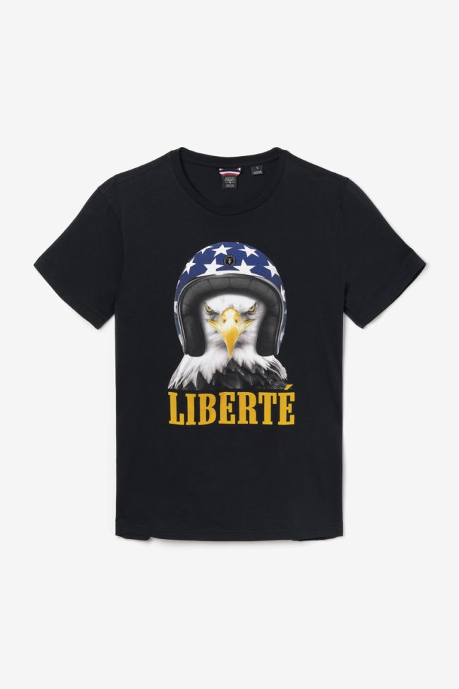 T-shirt Leaven noir imprimé