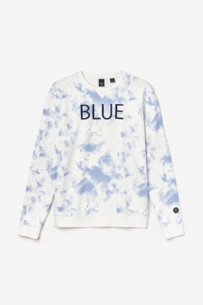 Sweat Marzac blanc et bleu