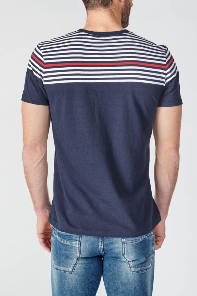 T-shirt Mixol marinière bleu nuit