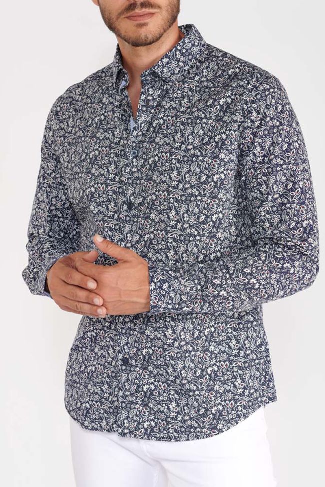 Chemise Motal à motif fleuri