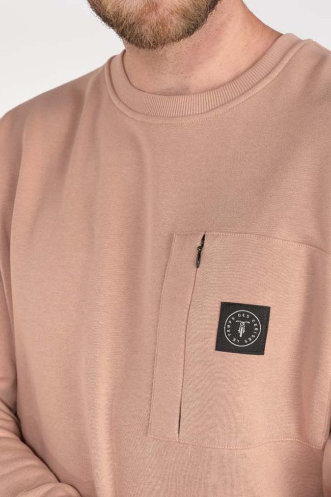 Sweat Overy beige rosé