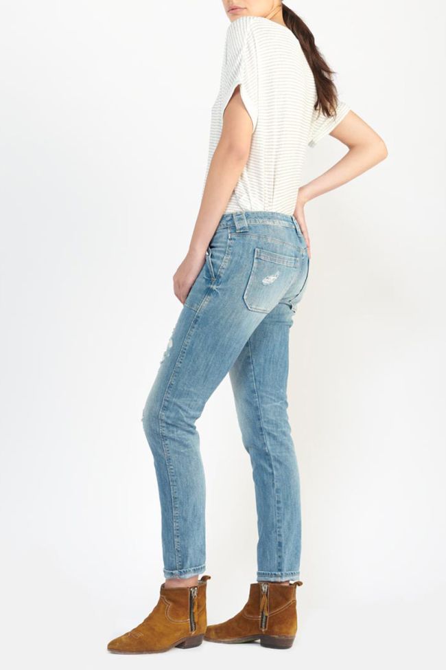 Jeans 200/43 boyfit Cara destroy bleu N°4