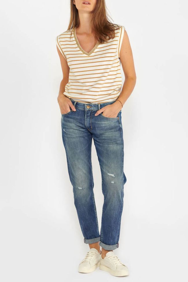 Jeans 200/43 boyfit Sea destroy vintage bleu N°2