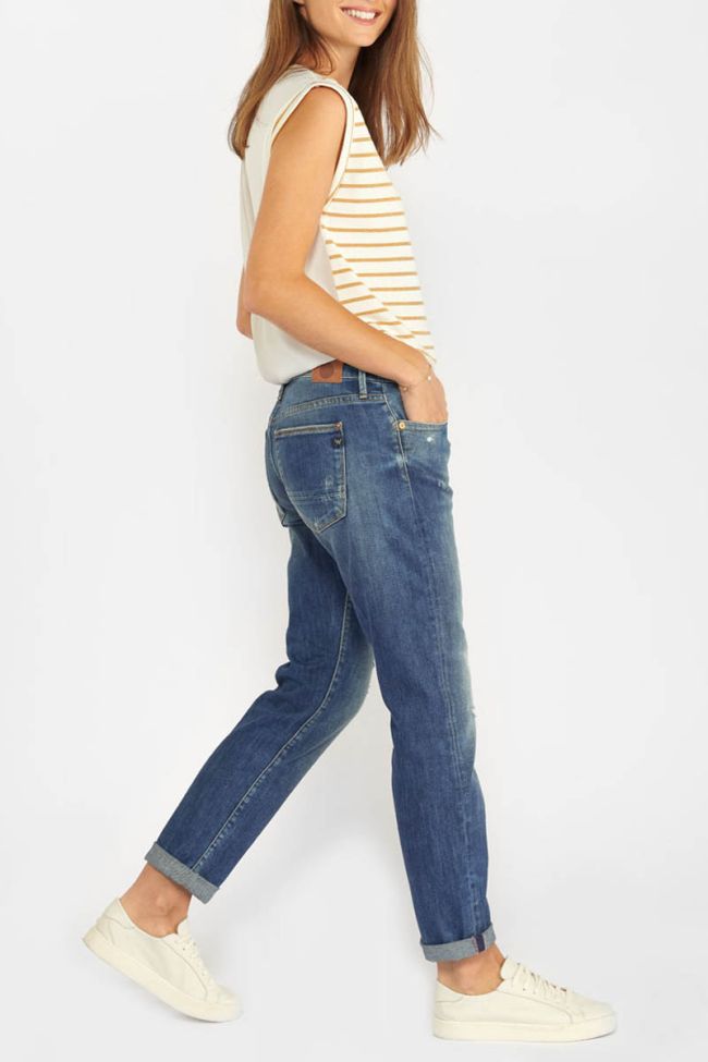 Jeans 200/43 boyfit Sea destroy vintage bleu N°2