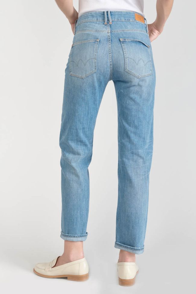 Jeans 400/18 mom Basic taille haute 7/8ème bleu N°4