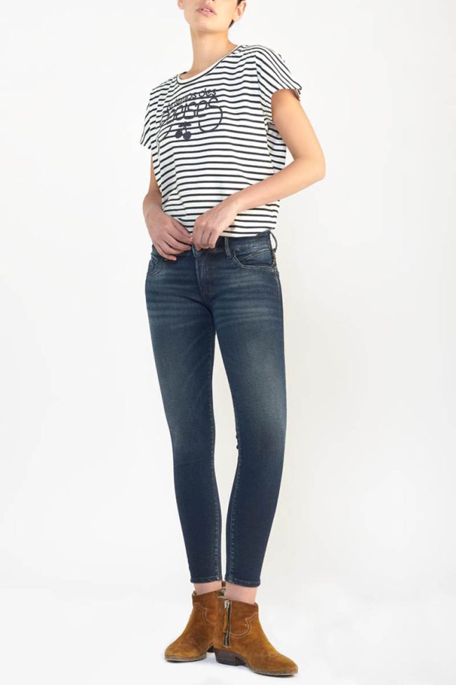 Jeans pulp slim Arica 7/8ème bleu-noir N°2