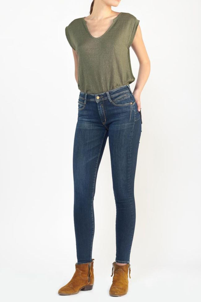 Jeans pulp slim Ath taille haute bleu N°1