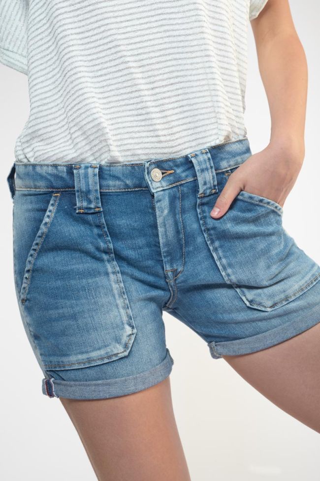Short en jeans Bloom bleu
