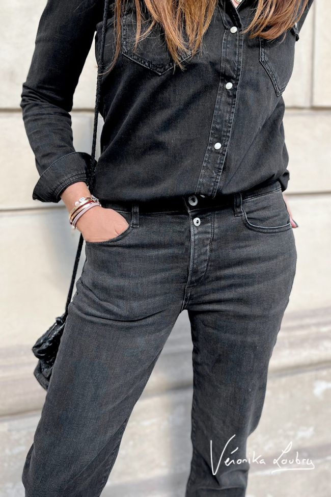 Drolon 400/18 mom by Véronika Loubry jeans noir N°1