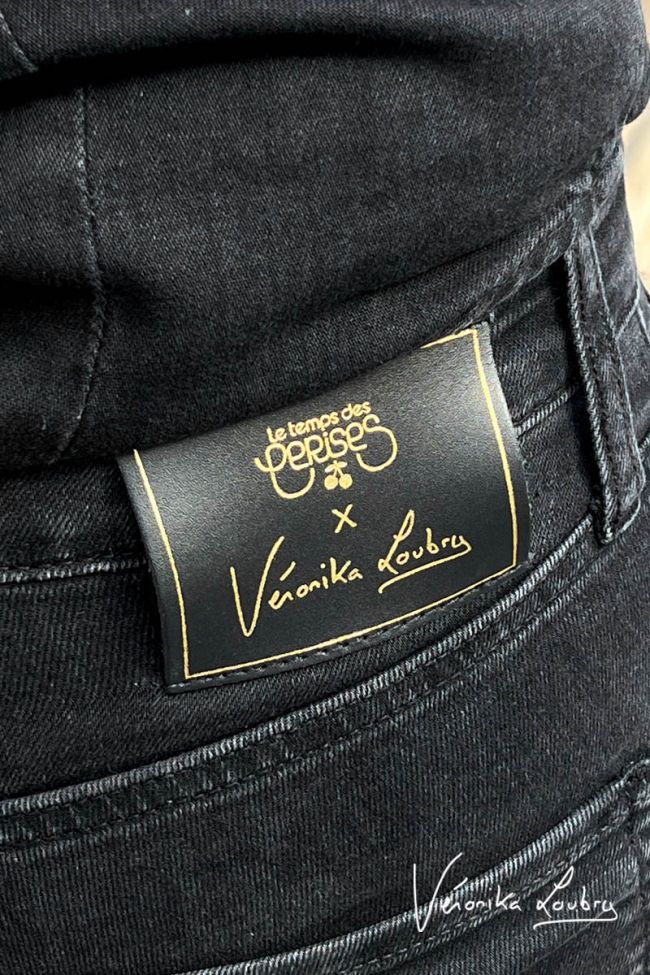 Drolon 400/18 mom by Véronika Loubry jeans noir N°1
