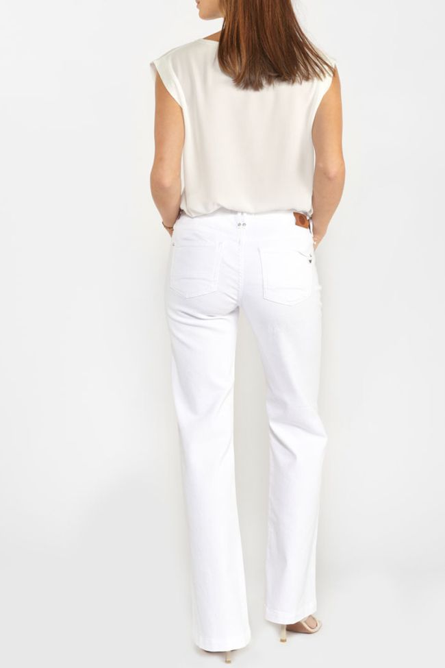 Jeans flare Hamar blanc 